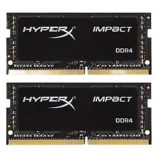 Kingston 金士顿 Impact系列 DDR4 2400MHz 笔记本内存 黑色 16GB 8GBx2 HX424S14IB2K2/16