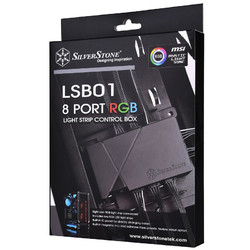 SILVER STONE 银欣 LSB01 RGB灯条控制盒  黑色