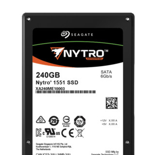 SEAGATE 希捷 雷霆Nytro 1551 XA240ME10003 SATA 固态硬盘 240GB (SATA3.0)