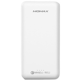 MOMAX 摩米士 IP68 移动电源 白色 10000mAh Type-C 18W双向快充