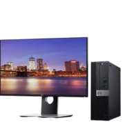 DELL 戴尔 OptiPlex 5070 SFF 九代酷睿版 23英寸 商务台式机 黑色 (酷睿i5-9500、核芯显卡、8GB、512GB SSD、风冷)