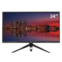 GenLove G34G3U 34英寸 VA FreeSync 显示器（3440×1440、100Hz、72%NTSC、HDR400）