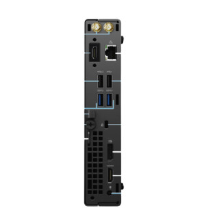 DELL 戴尔 OptiPlex 3080 MFF 十代酷睿版 商务台式机 黑色 (酷睿i3-10105T、核芯显卡、4GB、128GB SSD、风冷)