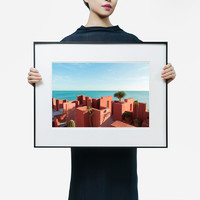 PICA Photo 拾相记 西班牙艺术家安德烈摄影作品《红墙 5号》 三种尺寸可选 无酸装裱