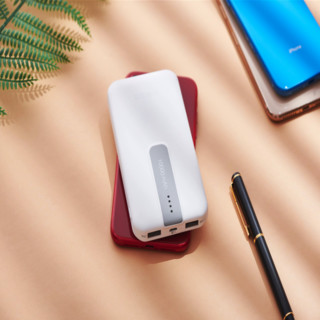 NANFU 南孚 NFDY101 移动电源 白色 10000mAh micro usb 2.1A双向快充