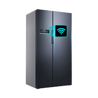 SIEMENS 西门子 冰箱对开门608升大容量风冷变频无霜双门家用智能WIFI 电冰箱KA92NV95TI
