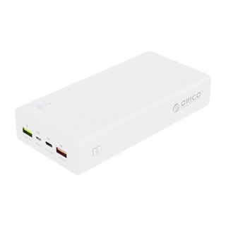 ORICO 奥睿科 AK30 移动电源 月牙白 30000mAh Micro-B/Type-C 18W 双向快充