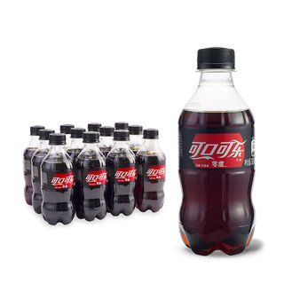 Coca-Cola 可口可乐 无糖 零度汽水 300ml*12瓶