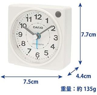 Casio 卡西欧 袖珍尺寸电波表 白色 TQ-750J-7JF