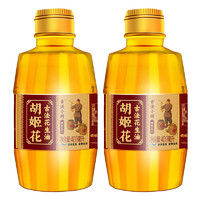 胡姬花 古法小榨花生油400ml*2瓶 小瓶宿舍家用炒菜烘焙压榨植物油