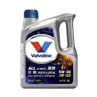 Valvoline 胜牌 小保养套餐 星胜全合成 SP 5W-30 4L+机滤+工时