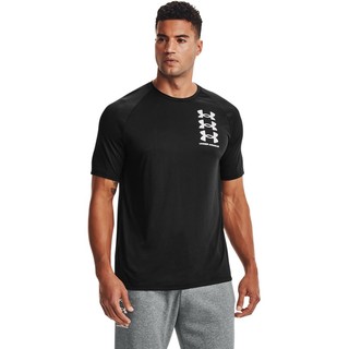 UNDER ARMOUR 安德玛 Tech Triple Logo 1361504 男子短袖T恤