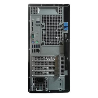 DELL 戴尔 OptiPlex 7080MT 十代酷睿版 商务台式机 黑色 (酷睿i9-10900K、P2000 5G、32GB、512GB SSD+2TB HDD、风冷)