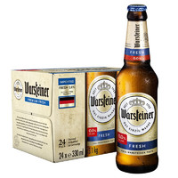 warsteiner 沃斯坦 无醇啤酒330ml*24瓶整箱装 德国原装进口 零度啤酒