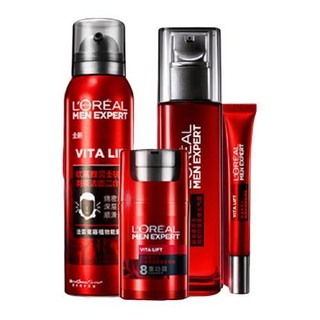 L'OREAL PARIS 巴黎欧莱雅 抗皱紧致系列男士护肤套装 (洁面泡沫150ml+元气露110ml+多效霜50ml+眼霜15ml)