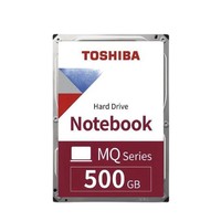 TOSHIBA 东芝 轻薄型系列 2.5英寸 笔记本硬盘 500GB（SMR、5400rpm、8MB）MQ01ABF050