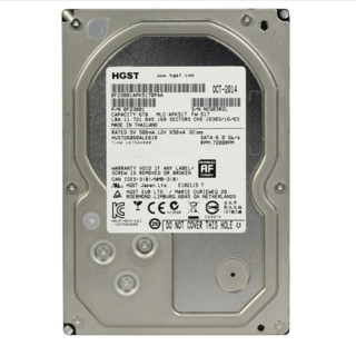 HGST 昱科 3.5英寸 企业级硬盘 6TB（7200rpm、128MB）HUS726060ALE610