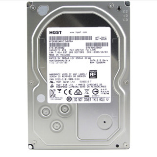 HGST 昱科 3.5英寸 NAS硬盘 4TB（7200rpm、128MB）H3IKNAS400012872SWW