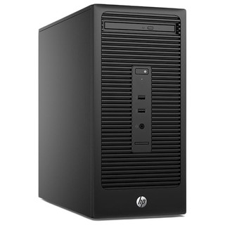 HP 惠普 288 Pro G2 MT 19.5英寸 商用台式机 黑色 (酷睿i3-6100、核芯显卡、4GB、500GB HDD、风冷)