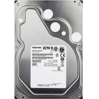 TOSHIBA 东芝 4TB 7200转 256M SATA 企业级硬盘(MG08ADA400N)