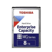 TOSHIBA 东芝 企业级硬盘 垂直式CMR 网络存储 3.5英寸机械硬盘 SATA接口 8TBMG08ADA800E