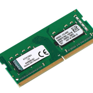 Kingston 金士顿 KVR系列 DDR4 2133MHz 笔记本内存 普条 绿色 4GB KCP421SS8/4