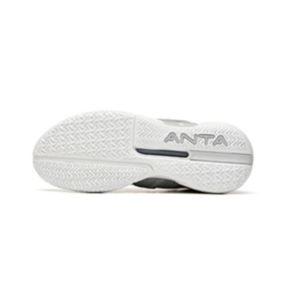 ANTA 安踏 速战 4 男子篮球鞋 112041605-4 灰白 44.5
