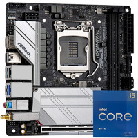 ASRock 华擎 H570M ITX/ac MINI-ITX主板（intel LGA1200、H570）+英特尔 酷睿i5-10400 CPU套装