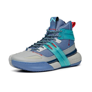 anta 安踏 速战 4 男子篮球鞋 112041605-7 蓝绿灰 39