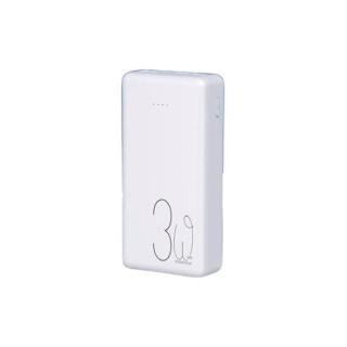 PADO 半岛铁盒 A30 移动电源 白色 30000mAh Type-C Lighting micro usb 2A快充