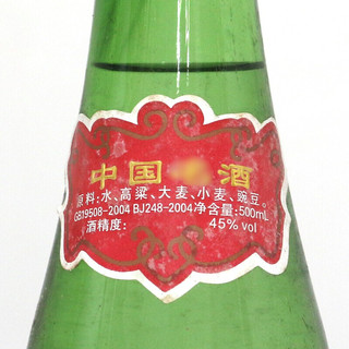 西凤酒 陈年老酒 2006-2009年 绿瓶  45%vol 凤香型白酒 500ml 单瓶装