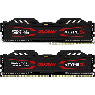 GLOWAY 光威 TYPE-α DDR4 3000MHz 台式机内存 马甲条 石墨灰 16GB 8GBx2