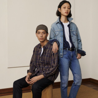 Levi's 李维斯 日本制系列 LMC 女士牛仔长裤 74529-0008 牛仔色 29/30