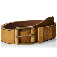 Timberland 添柏岚 男士皮革针扣腰带 BA5392 小麦 40