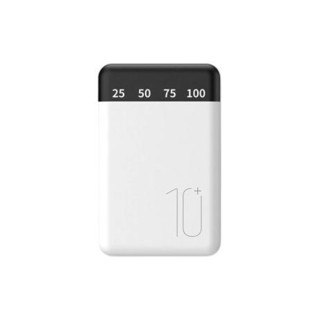 PADO 半岛铁盒 U106 移动电源 白色 10000mAh Type-C micro usb 10W快充