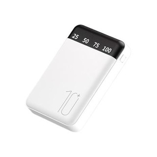 PADO 半岛铁盒 U106 移动电源 白色 10000mAh Type-C micro usb 10W快充