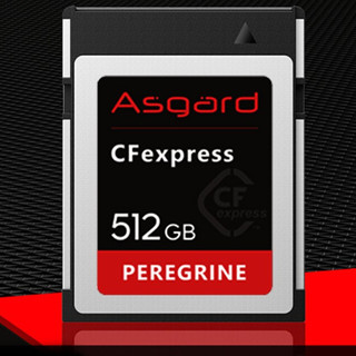 Asgard 阿斯加特 游隼系列 AC512NVMe-CFTB Express存储卡 512GB（1600MB/s）