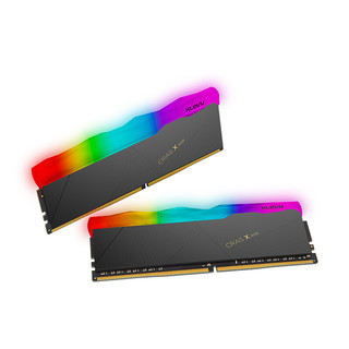 KLEVV 科赋 CRAS X系列 KD48GU880-36A180X DDR4 3600MHz RGB 台式机内存 灯条 黑色 16GB 8GB*2