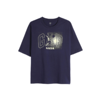 Gap 盖璞 NASA联名系列 男士短袖T恤 835801 海军蓝 S