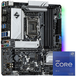 ASRock 华擎 B560M Steel Legend MATX主板（intel LGA1200、B560）+英特尔 酷睿i7-11700 CPU套装