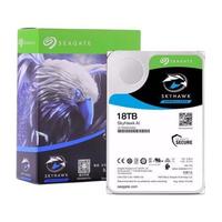 SEAGATE 希捷 酷鹰SkyHawk AI系列 3.5英寸 监控级硬盘 18TB (CMR、7200rpm、256MB) ST18000VE002