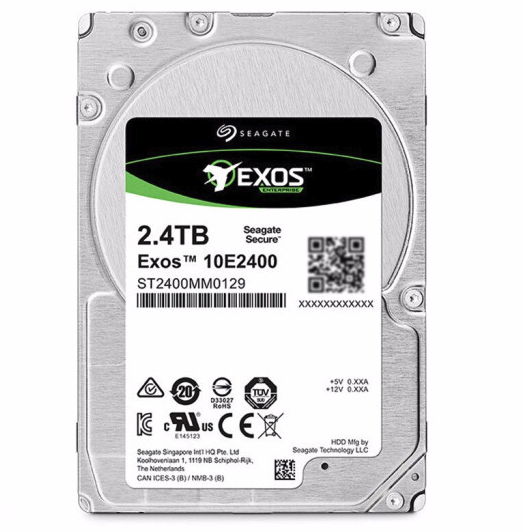 SEAGATE 希捷 银河Exos 10E2400系列 2.4TB 2.5英寸 企业级硬盘 (10000rpm、CMR) ST2400MM0129