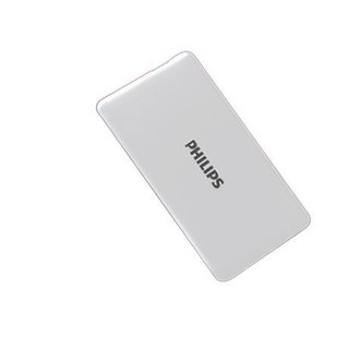 PHILIPS 飞利浦 DLP6081W 移动电源数据线二合一 白色 7000mAh micro usb 2.1A快充