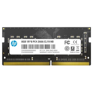 HP 惠普 S1 DDR4 2666MHz 笔记本内存 普条 黑色 8GB