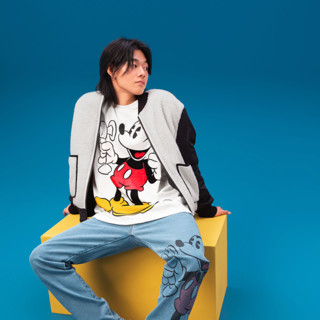 Levi's 李维斯 X DISNEY米奇和他的朋友们 男士圆领短袖T恤 A0612-0001