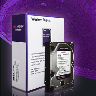 Western Digital 西部数据 紫盘系列 3.5英寸 监控级硬盘（7200rpm、64MB）