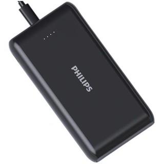 PHILIPS 飞利浦 DLP2005 移动电源 黑色 20000mAh Type-C micro usb 20W双向快充