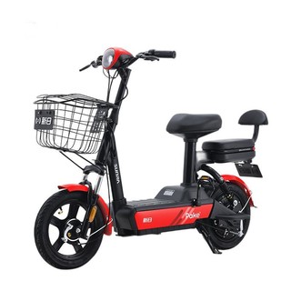 SUNRA 新日 Little Pake 电动自行车 TDT4580Z 48V12Ah铅酸电池 炫彩亮红 青春版