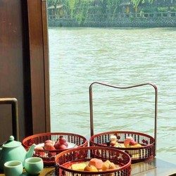 杭州运河祈利酒店 单人游船下午茶，含1.5小时运河观光
