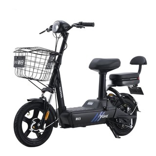 SUNRA 新日 Little Pake 电动自行车 TDT4580Z 48V12Ah铅酸电池 油光黑 青春版